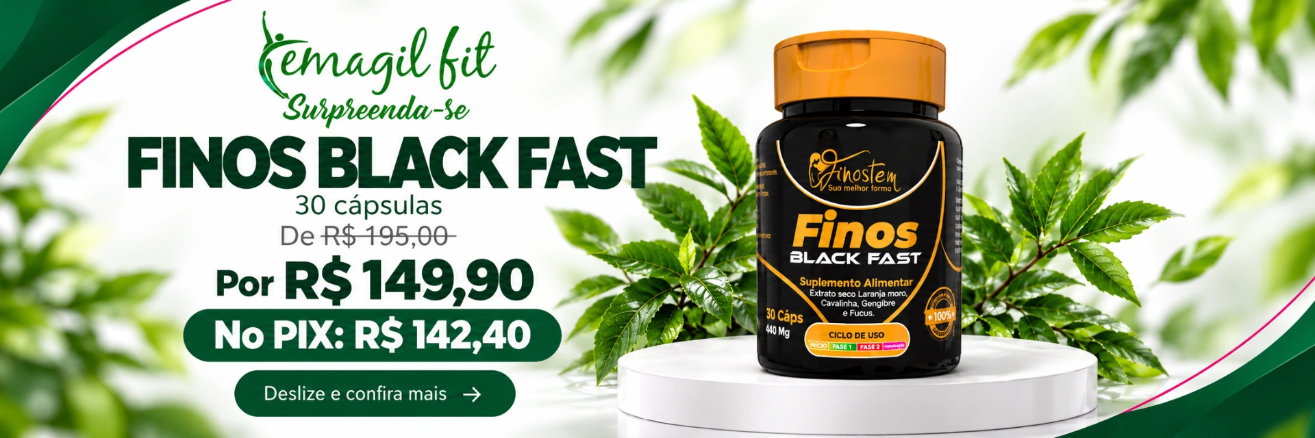 Novo preço BLACK FAST