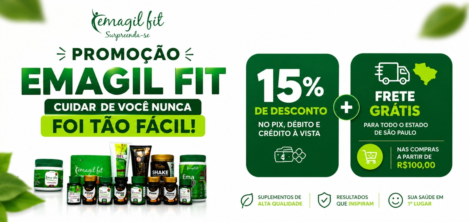 15% desconto frete sp