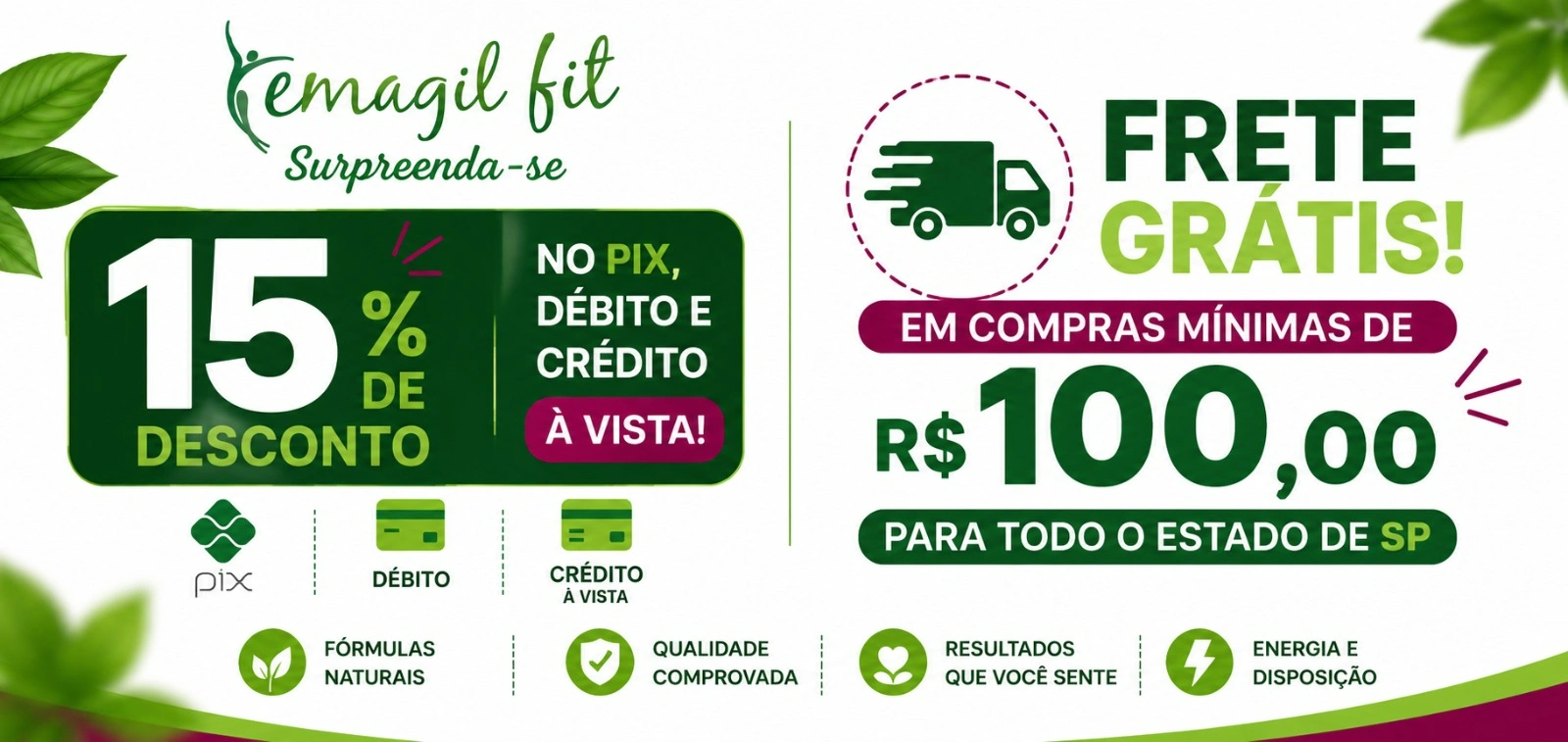 15% desconto
